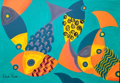 Underwater Conversations painting