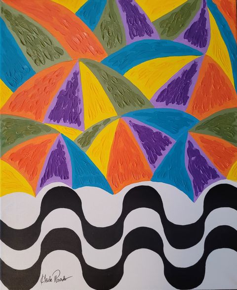 Bossa Nova Bright painting