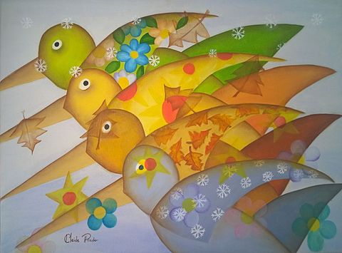 Four Seasons painting