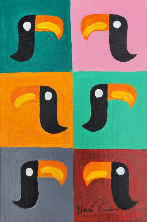 Toucan's Windows painting