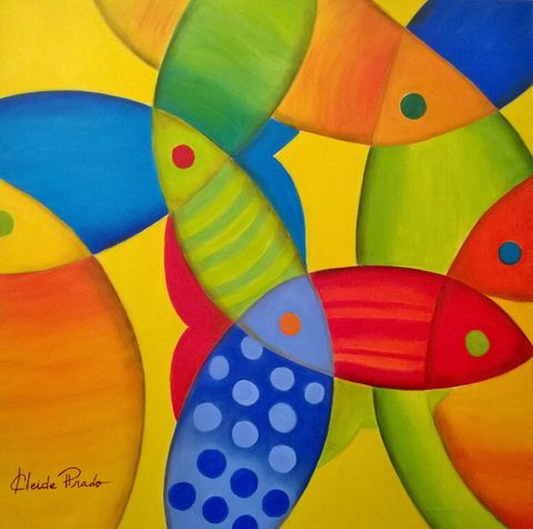 Tropical Fishes painting