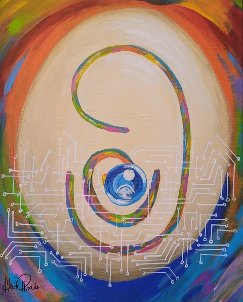 Umbilical Code painting