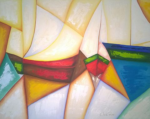Boats painting
